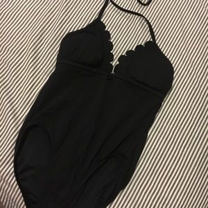 Black Scallop Swimsuit!